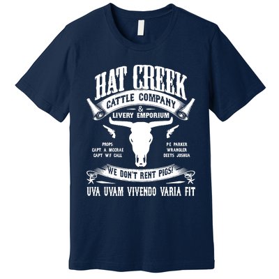 Lonesome Dove Hat Creek Cattle Company Unisex Premium T-Shirt