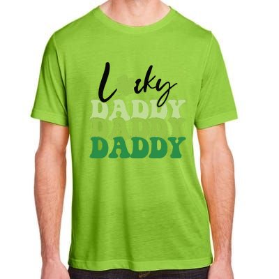 Lucky Daddy Happy St Patrick's Day Irish Family Gifts Adult ChromaSoft Performance T-Shirt