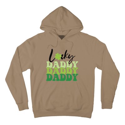 Lucky Daddy Happy St Patrick's Day Irish Family Gifts Hoodie