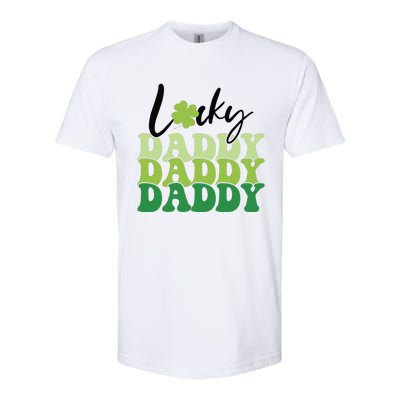 Lucky Daddy Happy St Patrick's Day Irish Family Gifts Softstyle® CVC T-Shirt