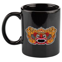 Lion Dance Head Happy Chinese New Year Green Snake Year 11oz C Handle Ceramic Mug