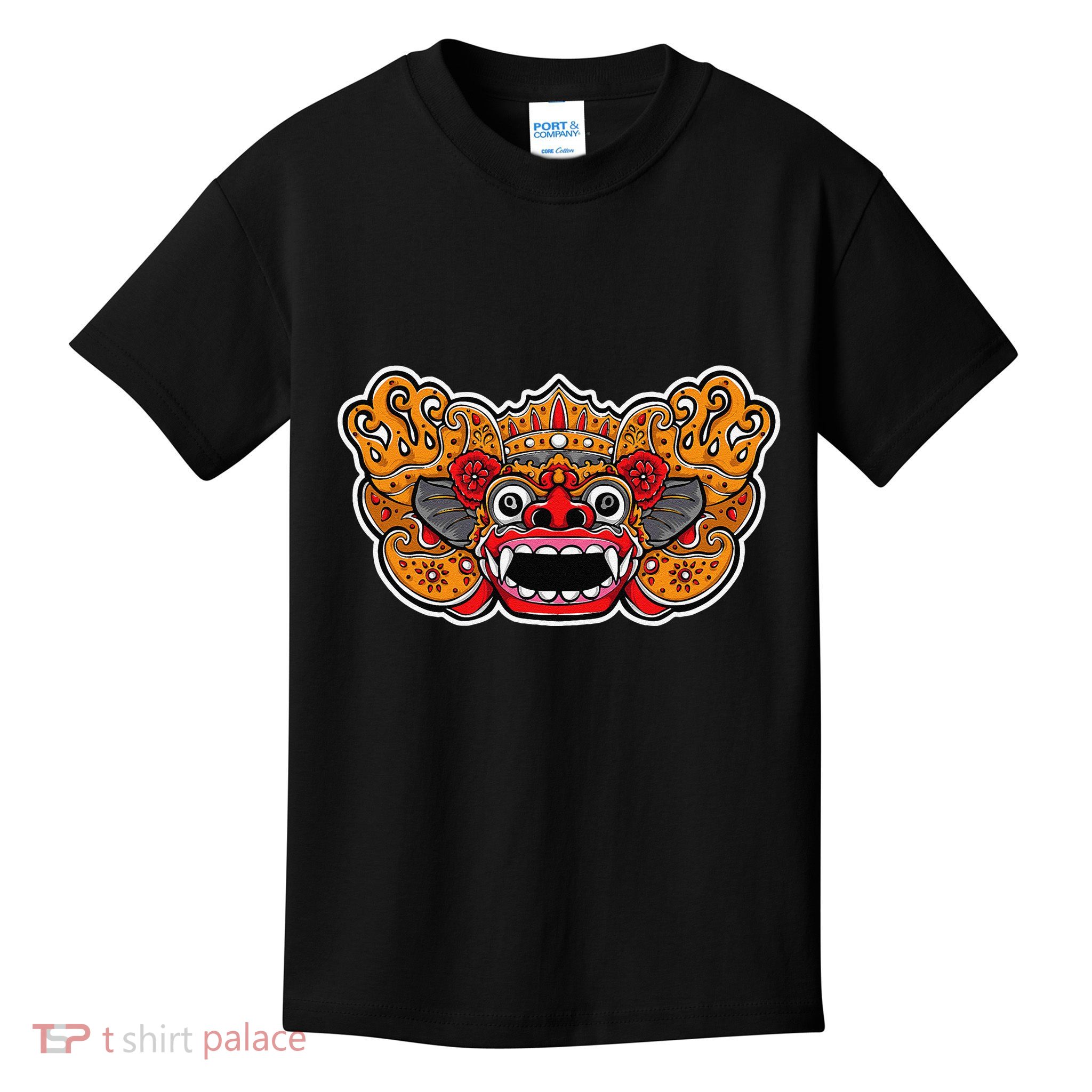 Lion Dance Head Happy Chinese New Year Green Snake Year Kids T-Shirt