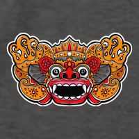 Lion Dance Head Happy Chinese New Year Green Snake Year Vector Backpack