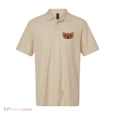 Lion Dance Head Happy Chinese New Year Green Snake Year Polo