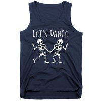 LetS Dance Halloween Skeleton Dancing Gift Tank Top