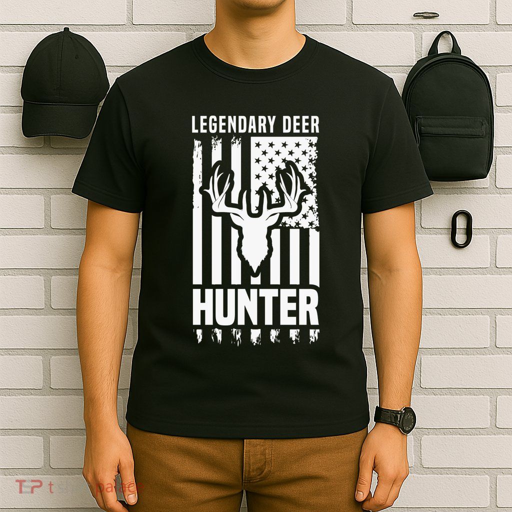 Legendary Deer Hunter Hunting Apparel Graphic T-Shirt