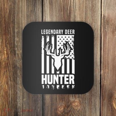 Legendary Deer Hunter Hunting Apparel Graphic Coaster