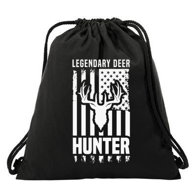Legendary Deer Hunter Hunting Apparel Graphic Drawstring Bag