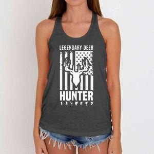 Legendary Deer Hunter Hunting Apparel Graphic Women's Knotted Racerback Tank