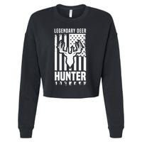 Legendary Deer Hunter Hunting Apparel Graphic Cropped Pullover Crew