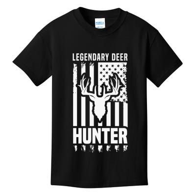 Legendary Deer Hunter Hunting Apparel Graphic Kids T-Shirt