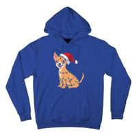 Lovely Dog Holder Lover Santa Christmas Light Chihuahua Gift Tall Hoodie