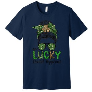 Lucky Dental Hygienist St. Patrick's Day Dental Hygiene Premium T-Shirt