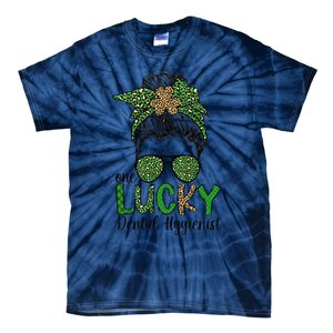 Lucky Dental Hygienist St. Patrick's Day Dental Hygiene Tie-Dye T-Shirt