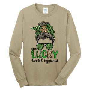 Lucky Dental Hygienist St. Patrick's Day Dental Hygiene Tall Long Sleeve T-Shirt