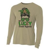 Lucky Dental Hygienist St. Patrick's Day Dental Hygiene Cooling Performance Long Sleeve Crew