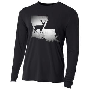 Louisiana Deer Hunting Cooling Performance Long Sleeve Crew