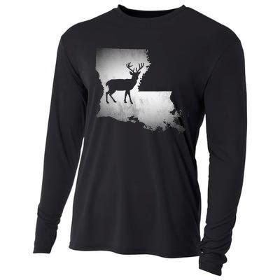 Louisiana Deer Hunting Cooling Performance Long Sleeve Crew