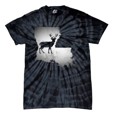 Louisiana Deer Hunting Tie-Dye T-Shirt