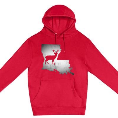 Louisiana Deer Hunting Premium Pullover Hoodie