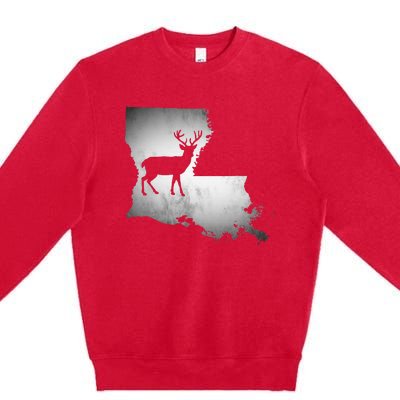 Louisiana Deer Hunting Premium Crewneck Sweatshirt