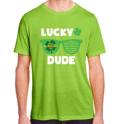 Lucky Dude Happy St Patricks Day Cool Trendy Great Gift Adult ChromaSoft Performance T-Shirt