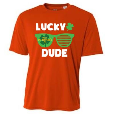 Lucky Dude Happy St Patricks Day Cool Trendy Great Gift Cooling Performance Crew T-Shirt