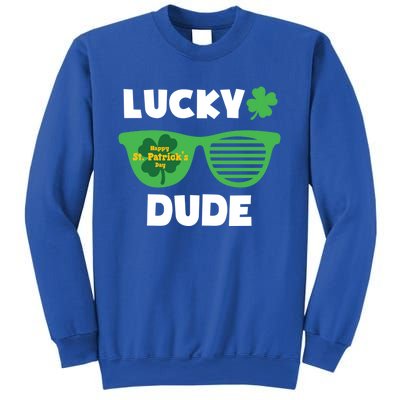 Lucky Dude Happy St Patricks Day Cool Trendy Great Gift Sweatshirt