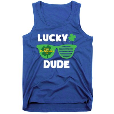 Lucky Dude Happy St Patricks Day Cool Trendy Great Gift Tank Top