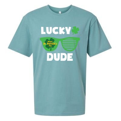 Lucky Dude Happy St Patricks Day Cool Trendy Great Gift Sueded Cloud Jersey T-Shirt