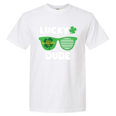 Lucky Dude Happy St Patricks Day Cool Trendy Great Gift Garment-Dyed Heavyweight T-Shirt