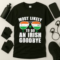 Likely Do Irish Exit Goodbye Patrick Day Shamrock Leprechaun T-Shirt