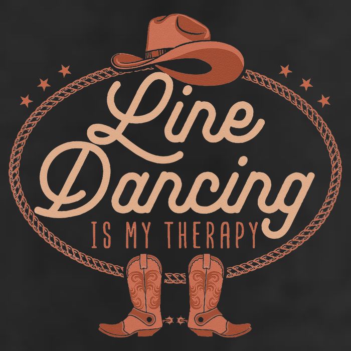Line Dancing Is My Therapy Country Music Line Dancer 11oz C Handle Ceramic Mug