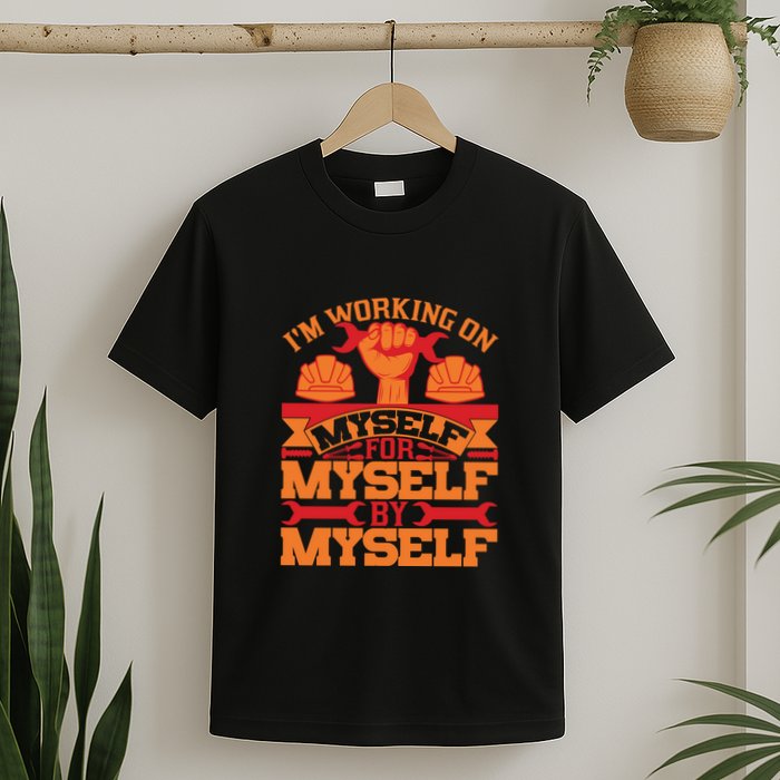 Labor Day I'm Working On Myself For Mytself Gift T-Shirt