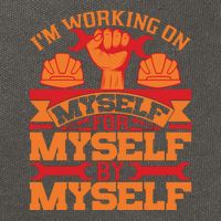 Labor Day I'm Working On Myself For Mytself Gift Cotton Canvas Backpack