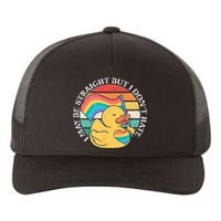 LGBTQ Duck I May Be Straight But I Dont Hate Pride Ally Yupoong Adult 5-Panel Trucker Hat