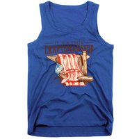 Labor Day Its A True Craftship Patriotic American Flag Great Gift Tank Top