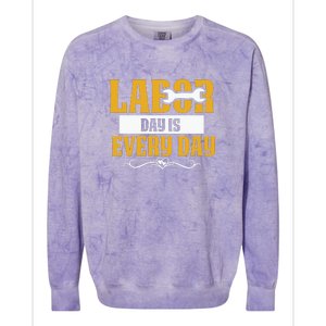 Labor Day Is Every Day Labor Day Gift Colorblast Crewneck Sweatshirt