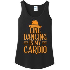 Line Dancing Is My Cardio T Ladies Essential Tank