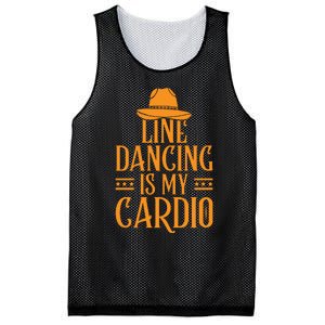 Line Dancing Is My Cardio T Mesh Reversible Basketball Jersey Tank