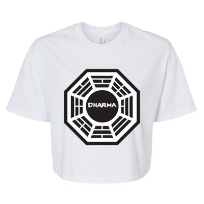 Lost Dharma Initiative Gift Bella+Canvas Jersey Crop Tee