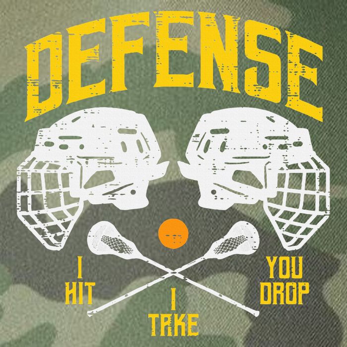 Lacrosse Defense I Hit Take You Drop Lax Player Legacy Tie Dye Trucker Hat