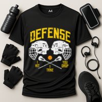 Lacrosse Defense I Hit Take You Drop Lax Player Performance Shirt