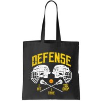 Lacrosse Defense I Hit Take You Drop Lax Player Bag
