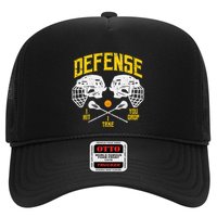 Lacrosse Defense I Hit Take You Drop Lax Player Hat