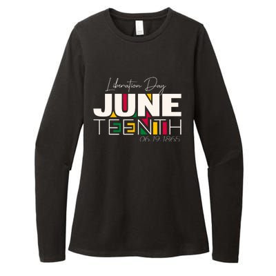 Liberation Day Juneteenth Commemorative Graphic Womens CVC Long Sleeve Shirt