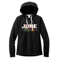 Liberation Day Juneteenth Commemorative Graphic Women's Fleece Hoodie