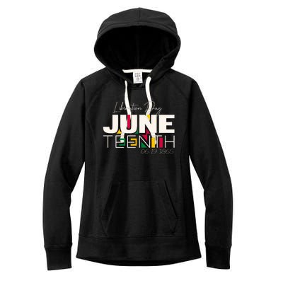 Liberation Day Juneteenth Commemorative Graphic Women's Fleece Hoodie