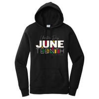 Liberation Day Juneteenth Commemorative Graphic Women's Pullover Hoodie