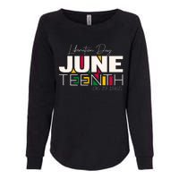 Liberation Day Juneteenth Commemorative Graphic Womens California Wash Sweatshirt